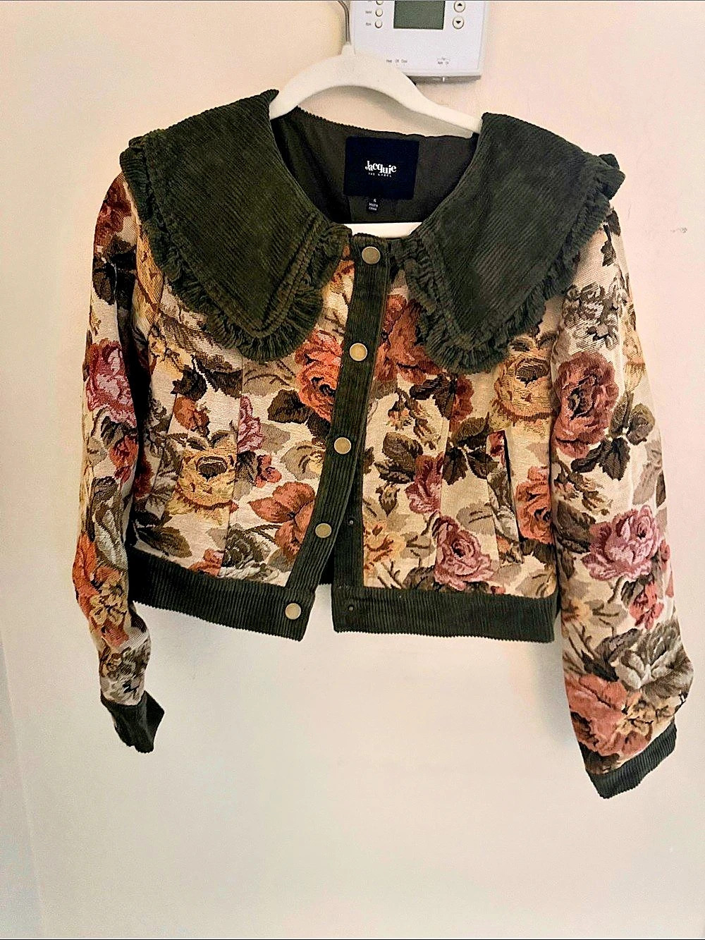 Jacquie the Label Nathalia Floral Print Jacket Small